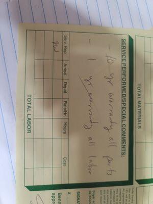 Warranty is useless is you want to claim on parts