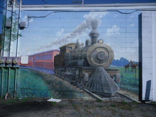 South side of building.