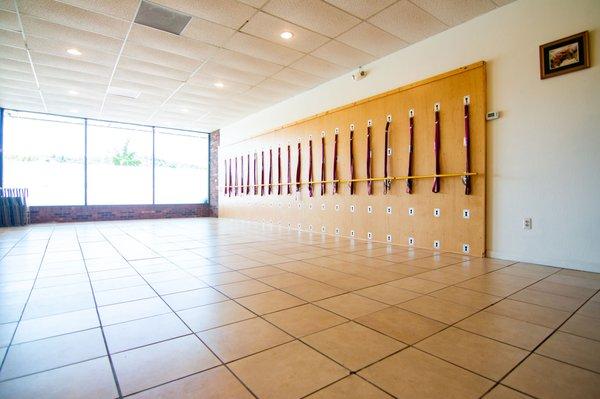 Our wonderful yoga wall that you can enjoy in class!