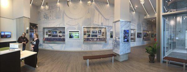 Inside of our Koret Visitor Center