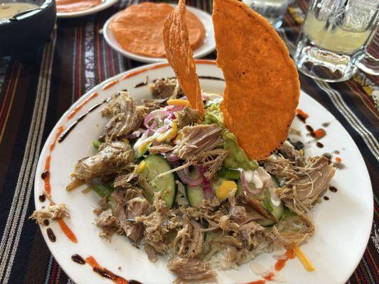 El Plato Cubano with pork