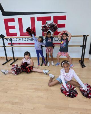 Fun and happiness at '24 STARS practice for a Pom Entry. We earned 3rd Place Overall Small Group at Nationals for this one.