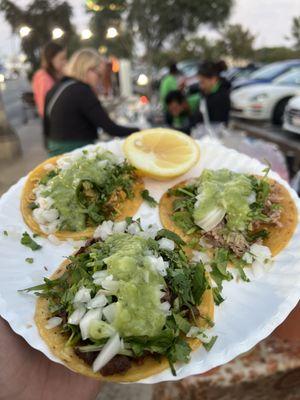 Tacos $2/ea