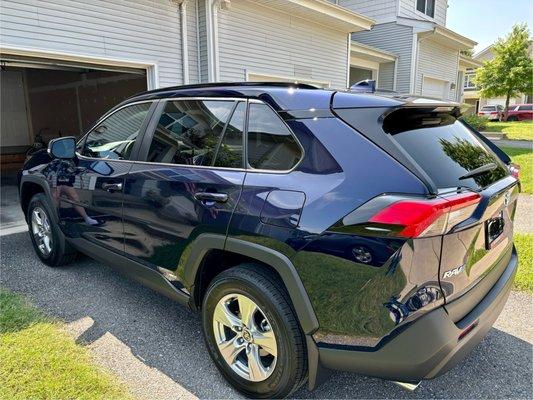 2024 Toyota RAV4 XLE Hybrid after tinting by Darker Image