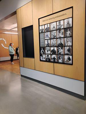 This is a neat wall that leads to Dressing Room.