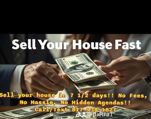Avoid Foreclosure!!  Get cash quickly.