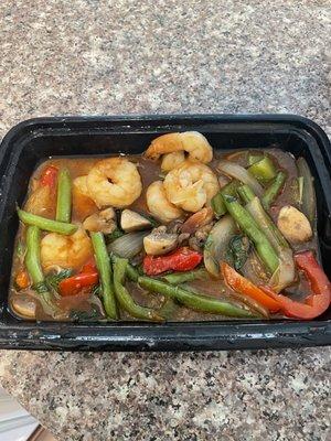Shrimp Basil StirFry