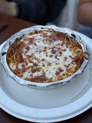 Spaghetti with Marinara and Mozzarella