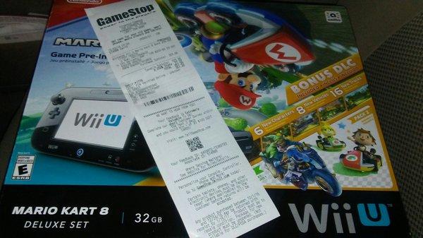 Very last Wii U in the whole state of Texas of 100 mile radius & in Mississippi. 32gb Wii U. Everywhere else was sold out literally!