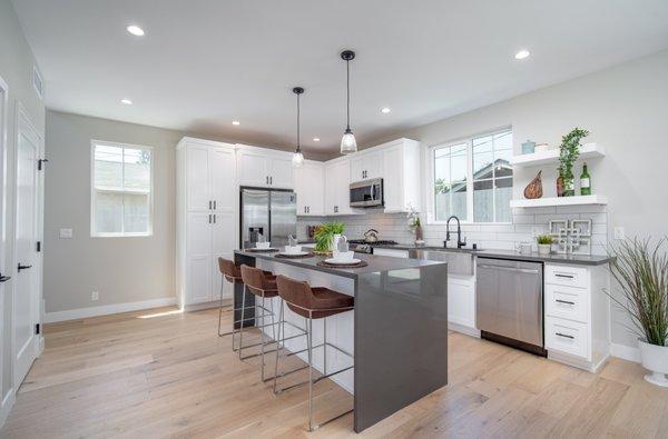 Kitchen for our 1200 sf 3 bed / 2.5 bath ADU