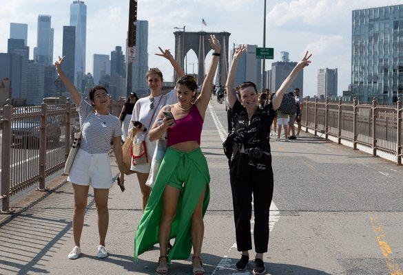 Self guided tour of the Brooklyn Bridge