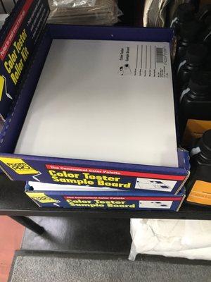 Cool sample boards $2.50 each July 2022