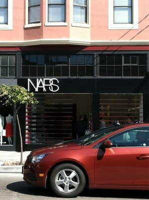 Store front, across the street from Elite Cafe on Fillmore and California