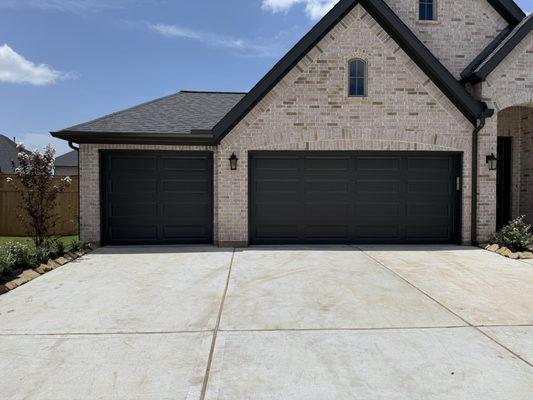 2 new garage door installation