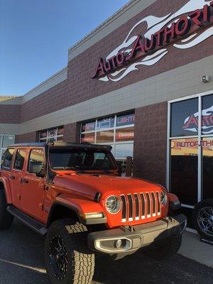 50" windshield mount light bar on new JL Jeep
