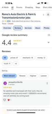 Romo's Auto Electric