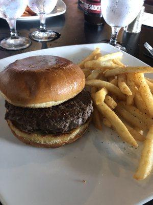 Chipper burger. Just meat and bun.