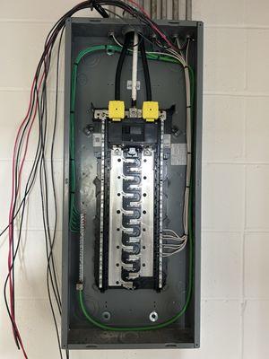 Electrical panel installation- remodeling