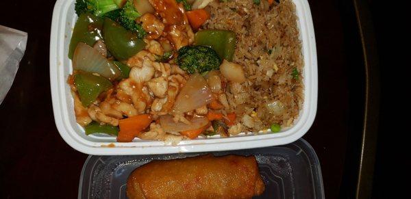 Egg roll gone in 2 seconds flat amazing