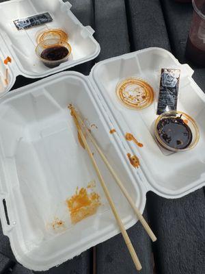 Clean plate! Chili oil