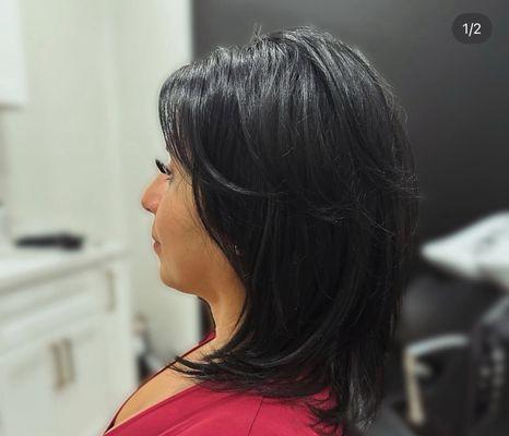 New Black hair color