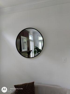 Mirror installation.