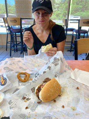 Lunch with the wife.