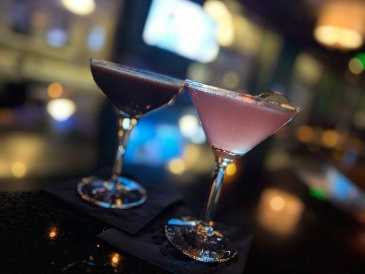 Espresso Martini and Cosmo