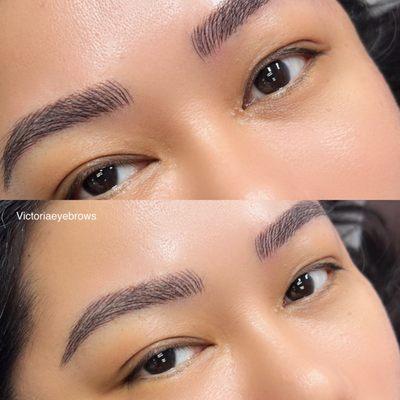 Fresh Microblading eyebrow
Follow me on instagram/ Facebook @ Victoriaeyebrows