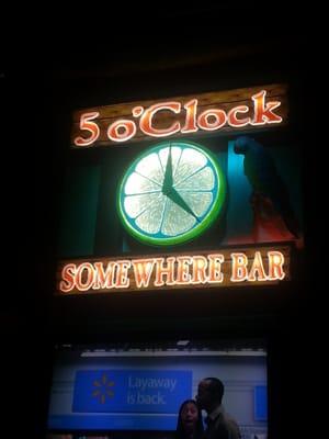 It's 5 O'Clock Somewhere Bar