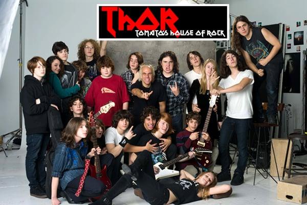 Chris "Tomato" Harfenist and THOR Students