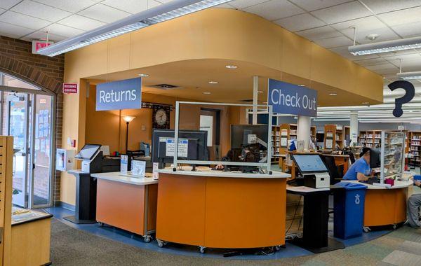 checkout counter // Twinbrook Library * Rockville, MD