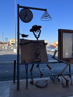 The other side of the quirky sign. The interior is fun too.