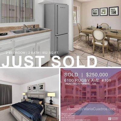 Feeling extremely thankful and appreciative to Karla and Giovanni for entrusting in me the sale of their income producing Condo.