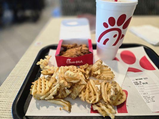 Chicken Strips & Waffle Fries