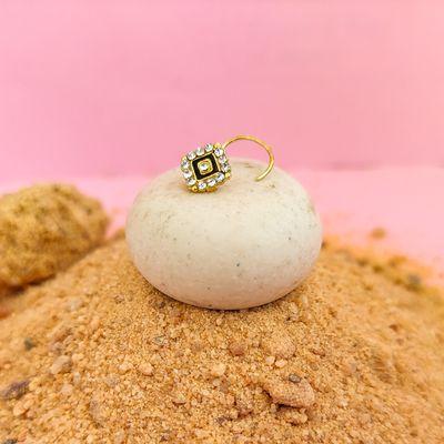 Indian-style gold-plated stud nose rings - perfect for weddings or gifting. Find the finest nose ring selection in Los Angeles