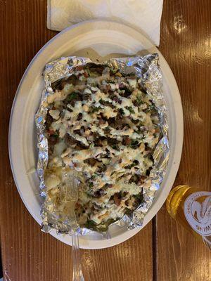 Baked potato from Mexican truck