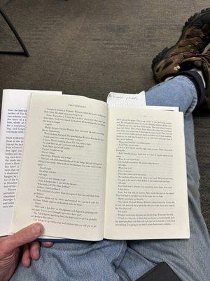 NO SITTING ON THE FLOOR! Lol!