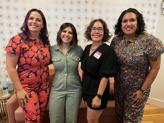 It's More Than Milk team at our second anniversary celebration!
Georgi, Amie, Jessica, and Sunayana