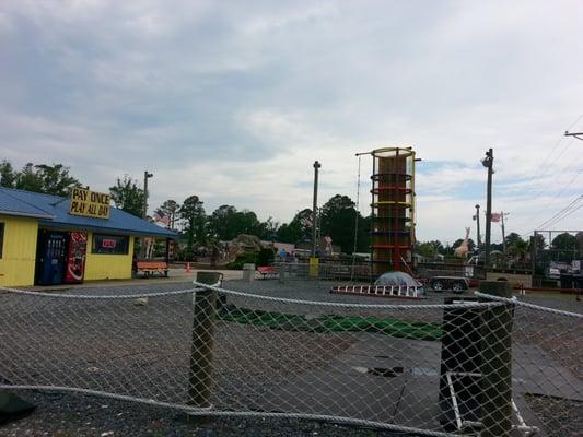 Side view on a cloudy day.