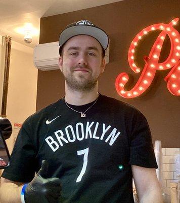 My adopted son is a fan! Posted with review. 03/02/23