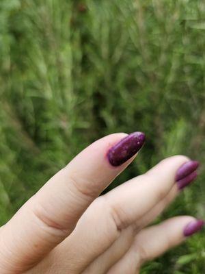 Cut on side of pinky by the drill.