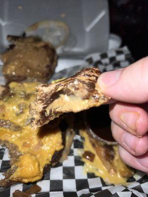 Fake Bacon Peanut Butter & Bacon Cheeseburger