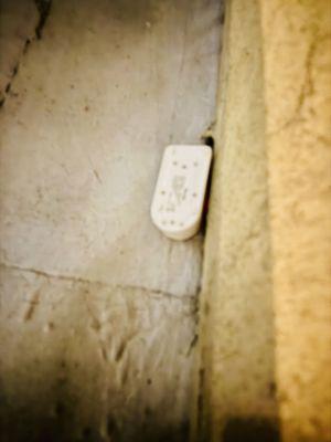 Water sensor on ground outside home