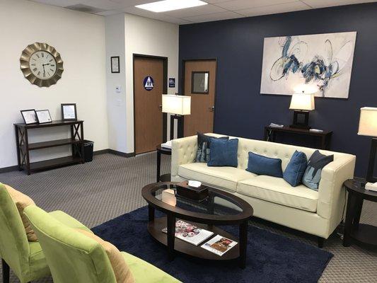 Interior of Journey Care Cremation Private Visitation Room.