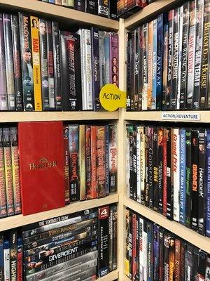 the store has beautiful books and media