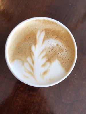 Delicious cappuccino.