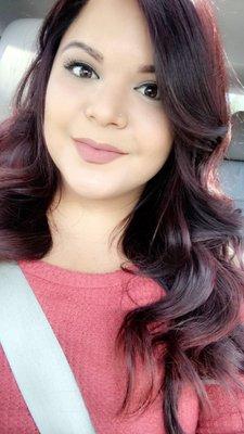 Not only are Faith's haircuts amazing but she always styles it perfectly as well.