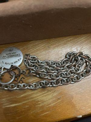 Fake iron ore necklace he sold to me and told me it was a Tiffany necklace