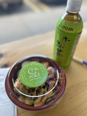 Create Your Own Small Poke Bowl with 1 Scoop Protein